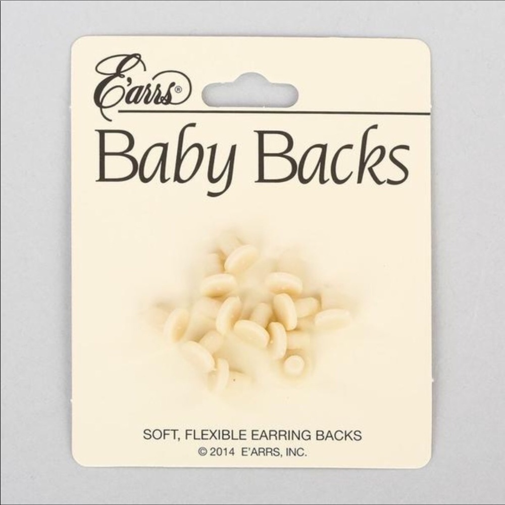 Set of 12 (6 pairs) Soft Earring Backs